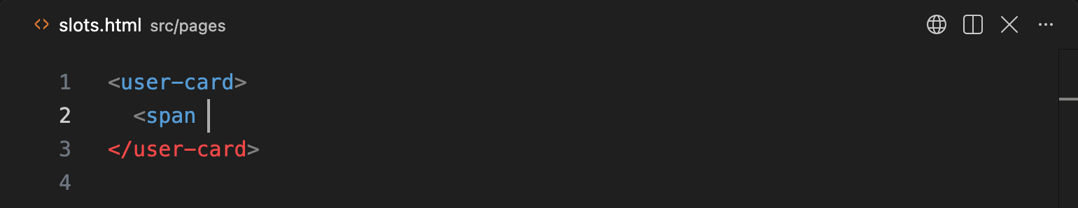 The suggest widget offering data-bascik-slot="actions" on a span inside a user-card